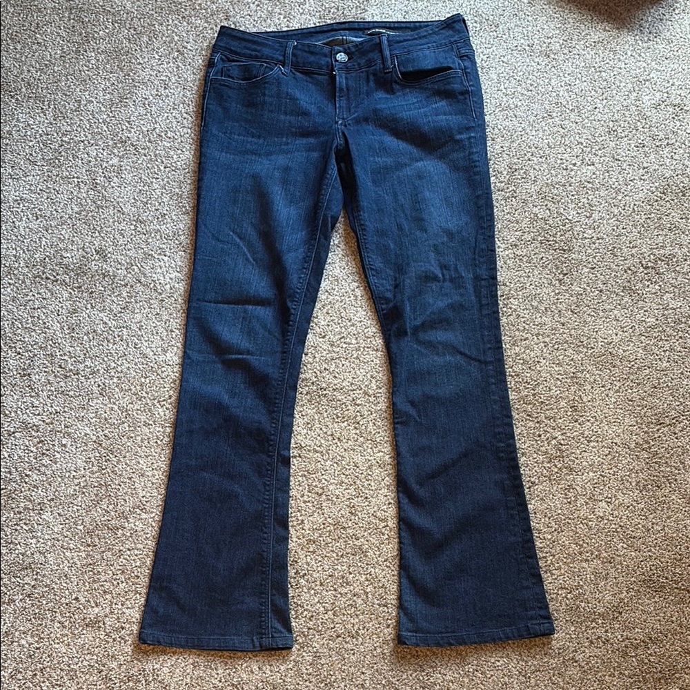 Black Orchid Dark Blue Flare Jeans